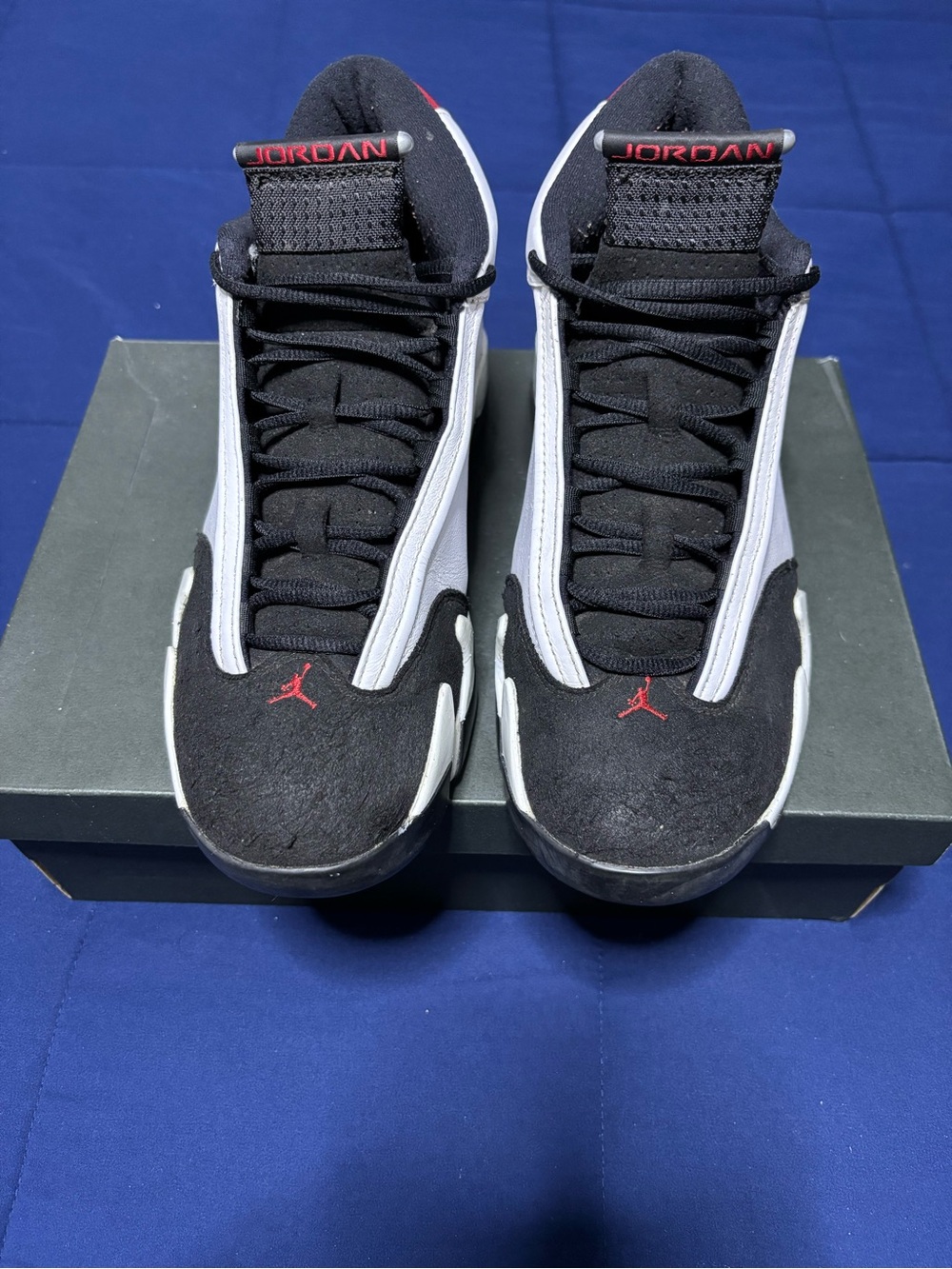 Jordan 14 Retro OG Black Toe Size 10